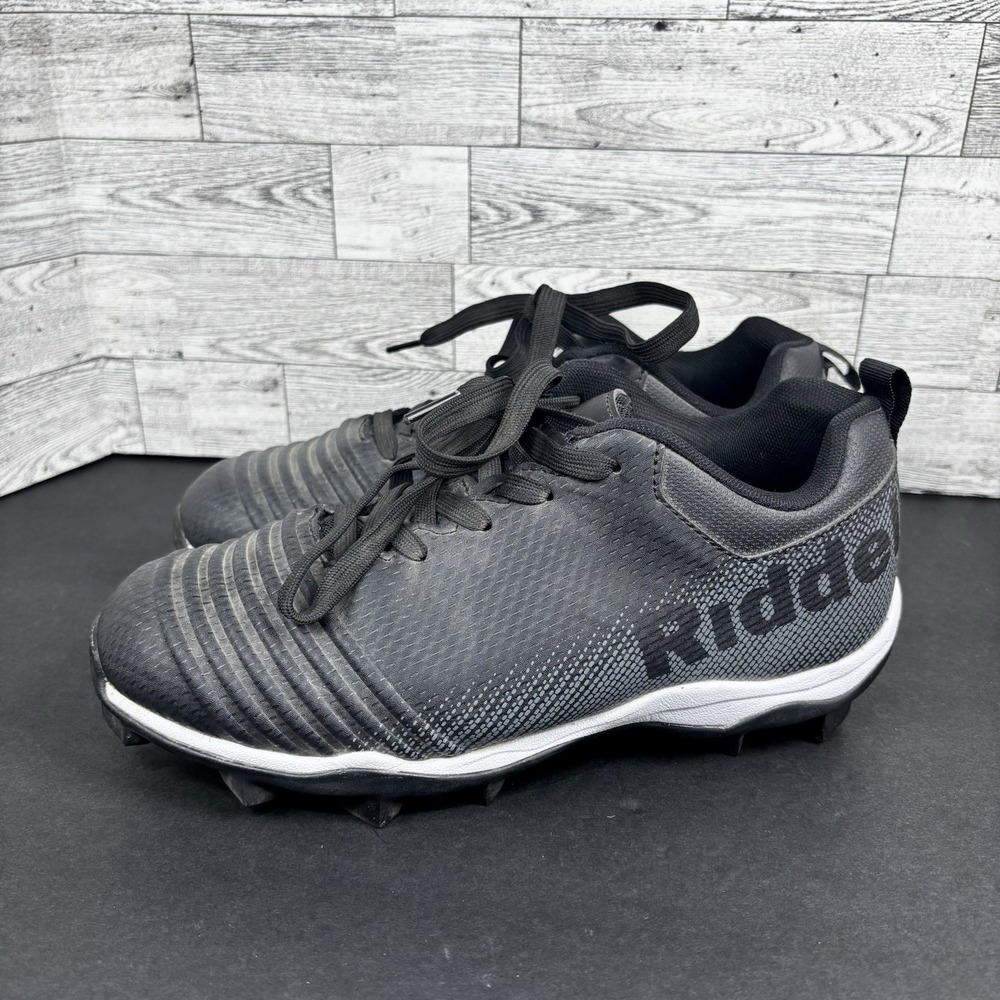 Riddell‎ Edge Low Youth Size 7 Football Cleats Boys Black